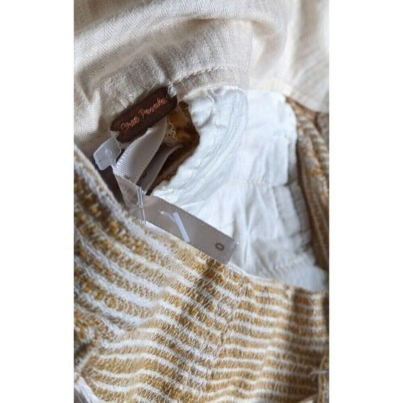 Free People Light At Sunrise Cropped High Rise Relaxed Fit Pants Size 0 - Picture 10 of 12